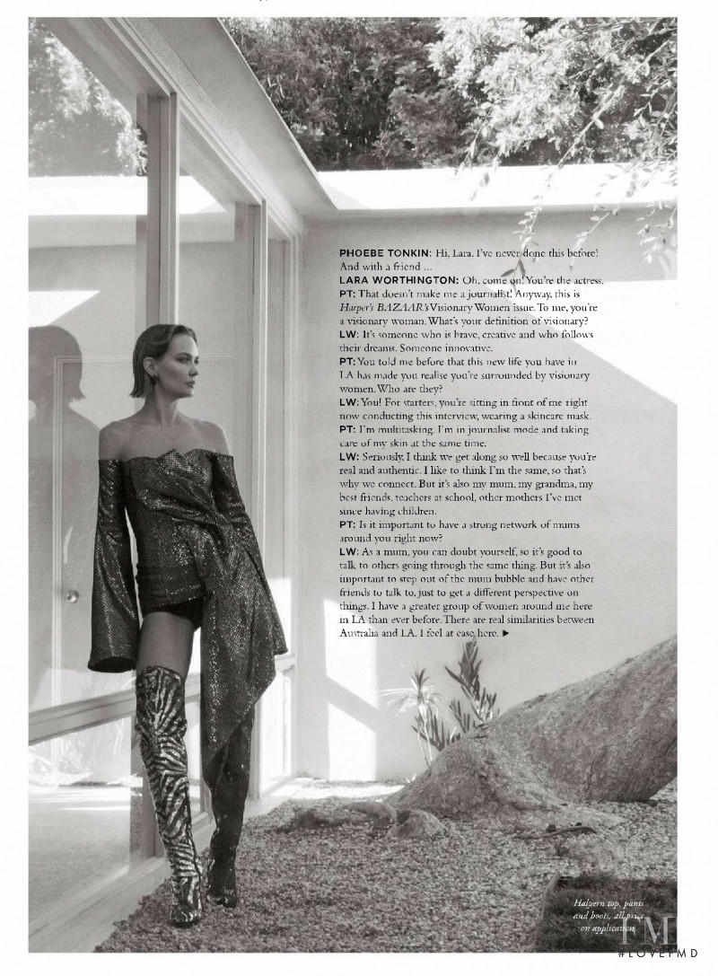 Lara Bingle featured in La Confinential, August 2018