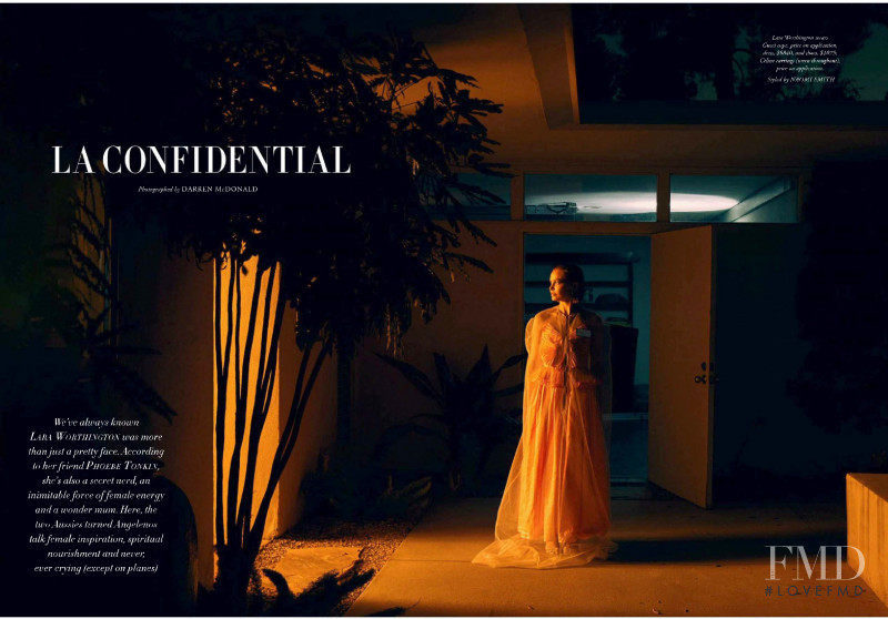 Lara Bingle featured in La Confinential, August 2018