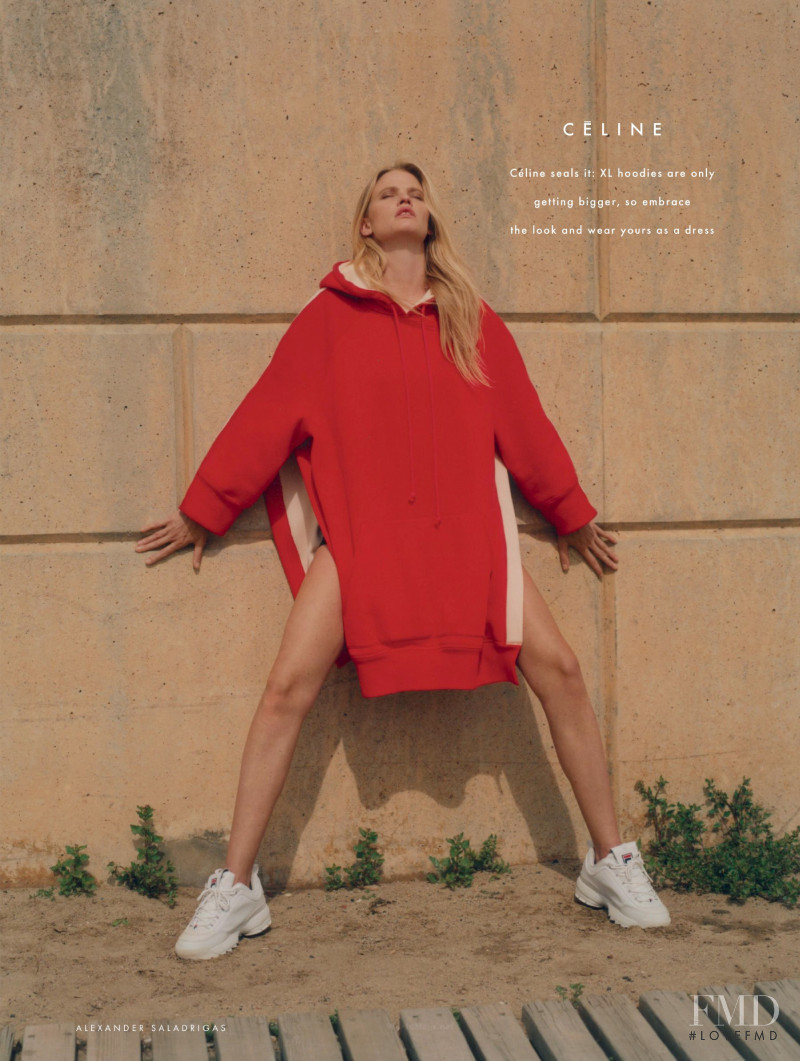 Lara Stone featured in On Holiday With Lara Stone, August 2018