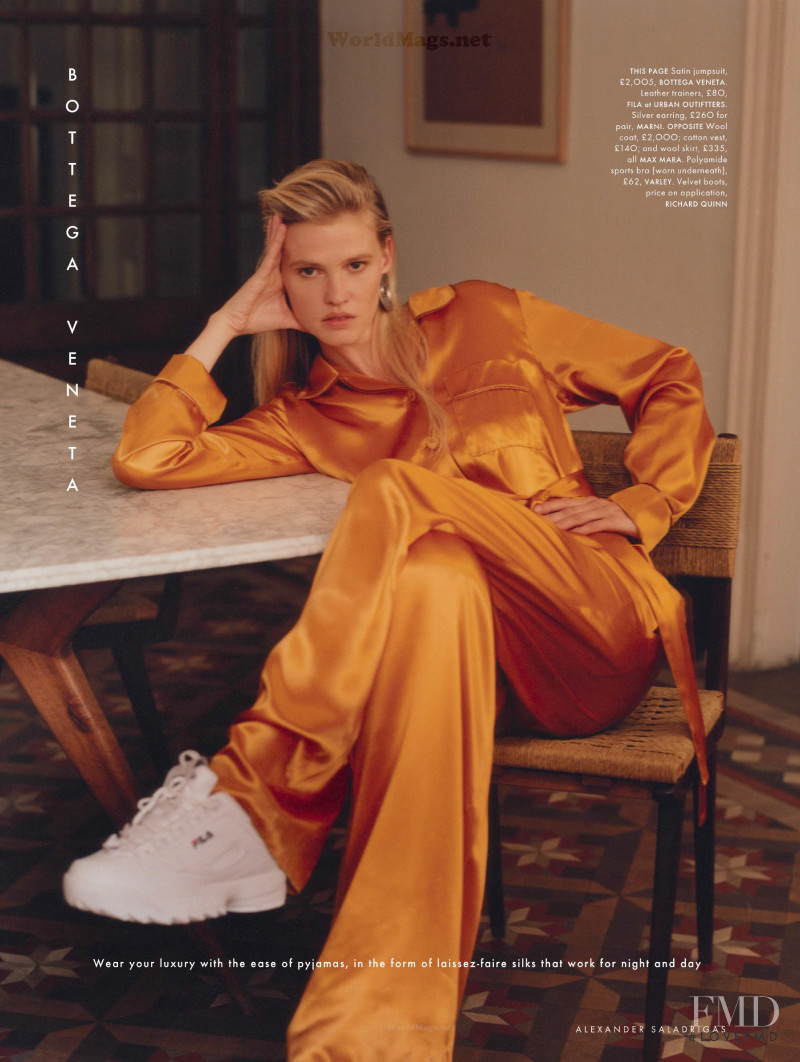 Lara Stone featured in On Holiday With Lara Stone, August 2018