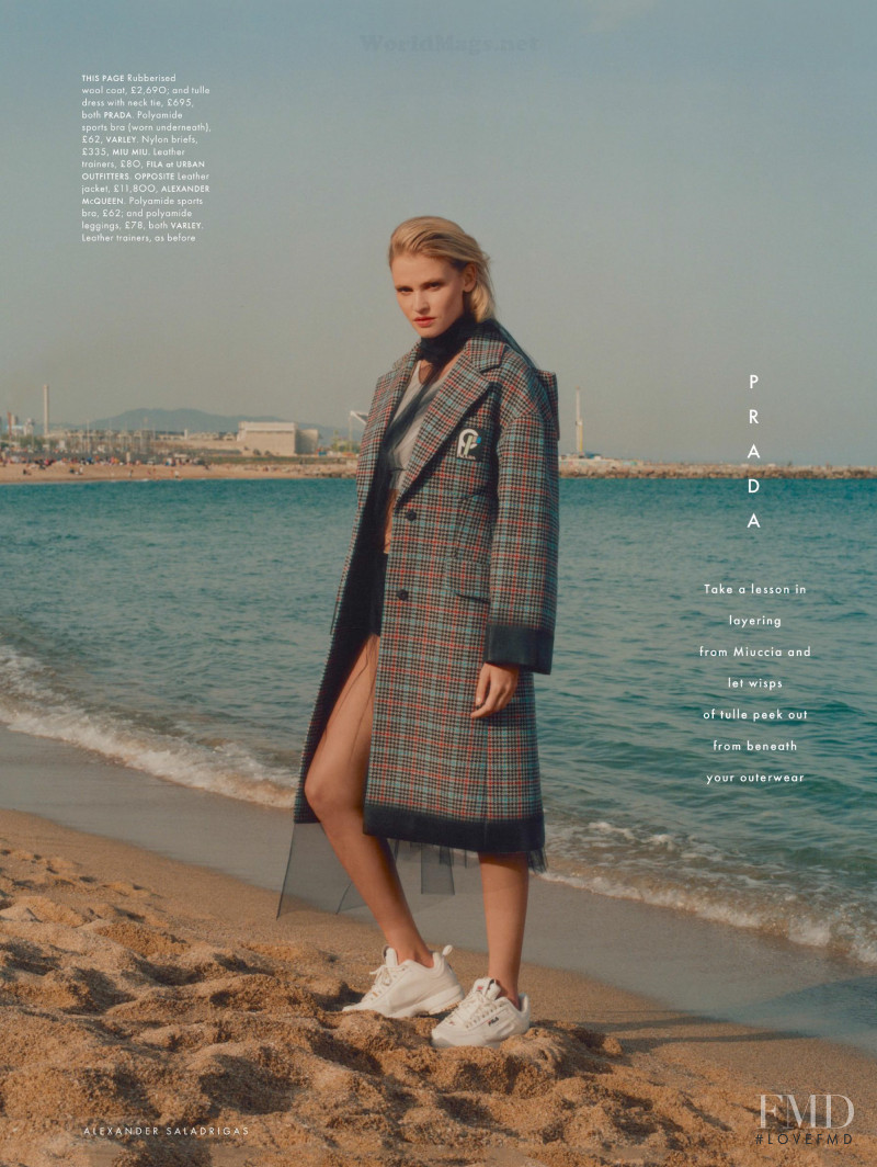 Lara Stone featured in On Holiday With Lara Stone, August 2018