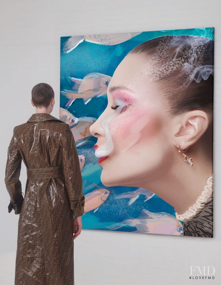 Bella Hadid featured in Goldfish Bella, September 2018