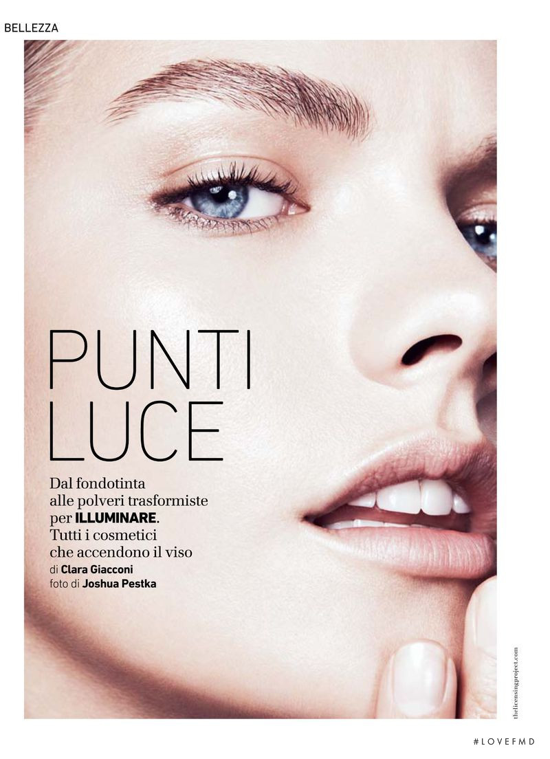 Christine Sofie Johansen featured in Punti Luce, June 2018