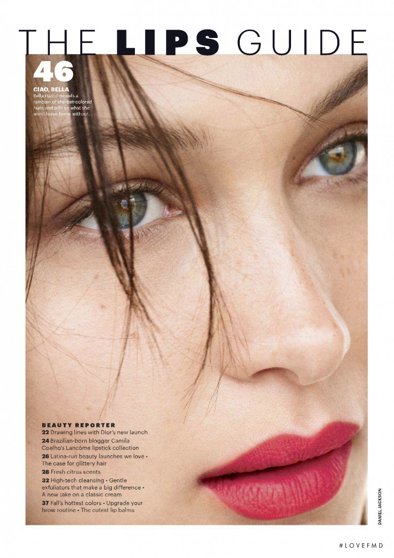 Bella Hadid featured in Bella Hadid Has An Eye For Color, September 2018