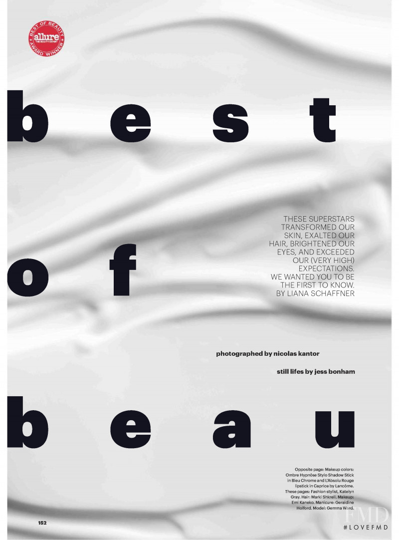 Best of Beauty, October 2018