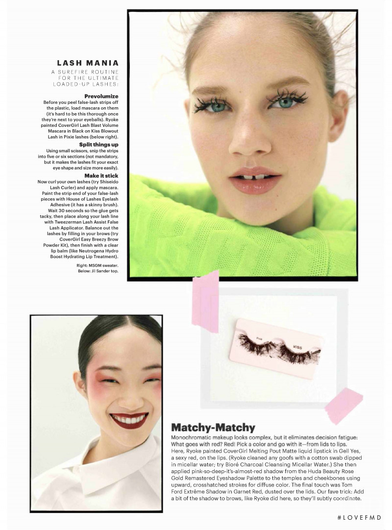 Hyun Ji Shin featured in The Workbook Makeup, October 2018
