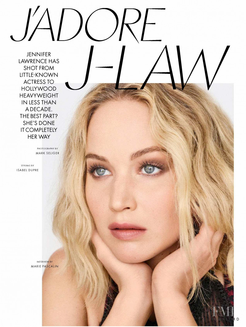 J\'Adore J-Law, October 2018