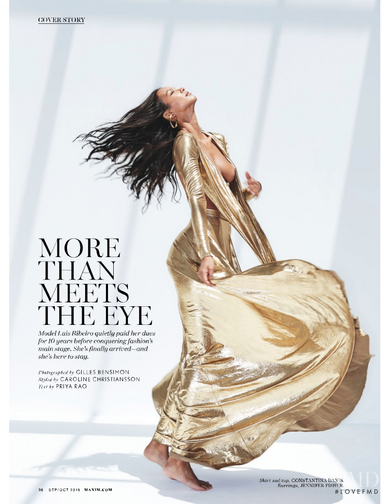 Lais Ribeiro featured in More Than Meets The Eye, September 2018