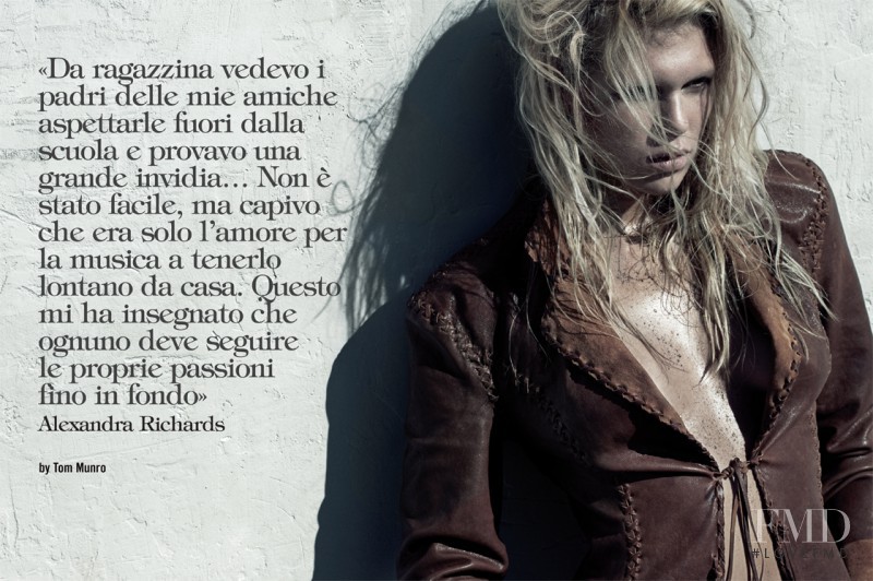 Alexandra Richards featured in Alexandra Richards by Tom Munro, January 2011