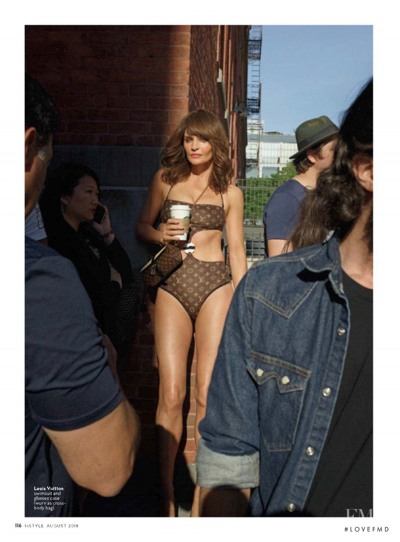 Helena Christensen featured in The Heat, August 2018