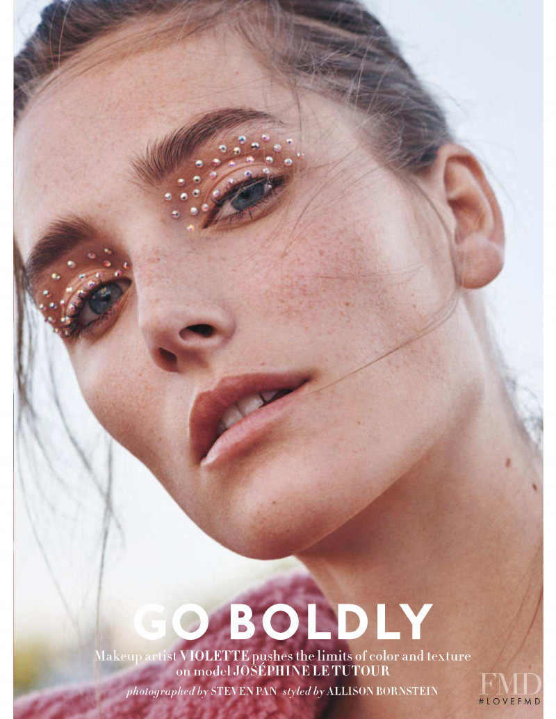 Joséphine Le Tutour featured in Go Boldly, September 2018