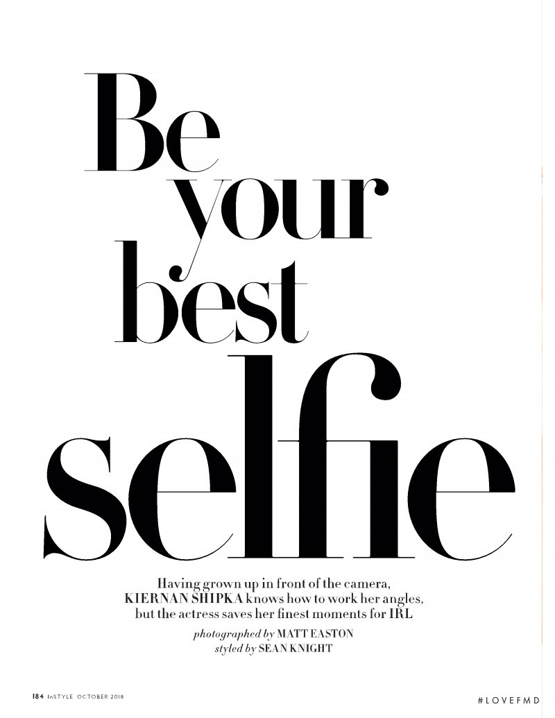 Be Your Best Selfie, October 2018