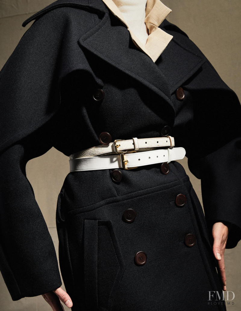 Belted Bold Leathers Shape Up Fall Coats, August 2018