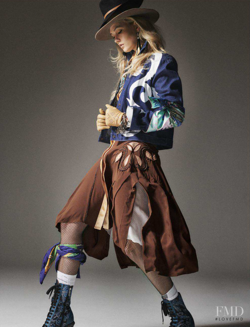 Karlie Kloss featured in Cowboy Karlie, August 2018