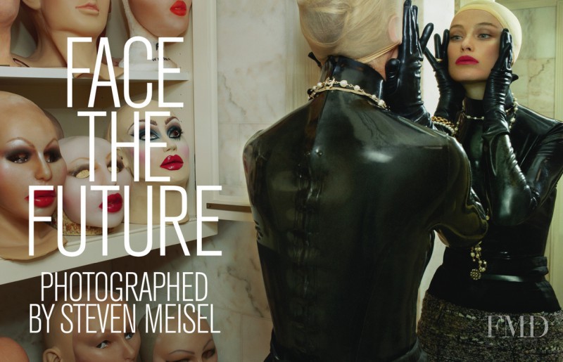 Carolyn Murphy featured in Face The Future, September 2012