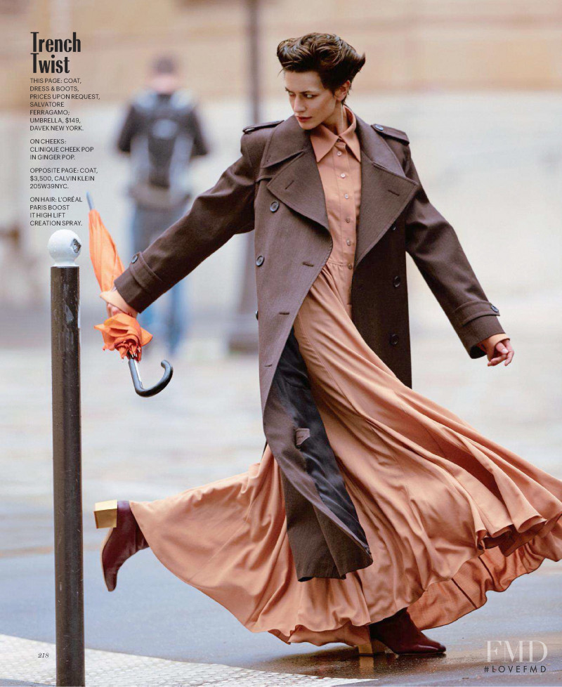 Louise de Chevigny featured in Coat Check, September 2018