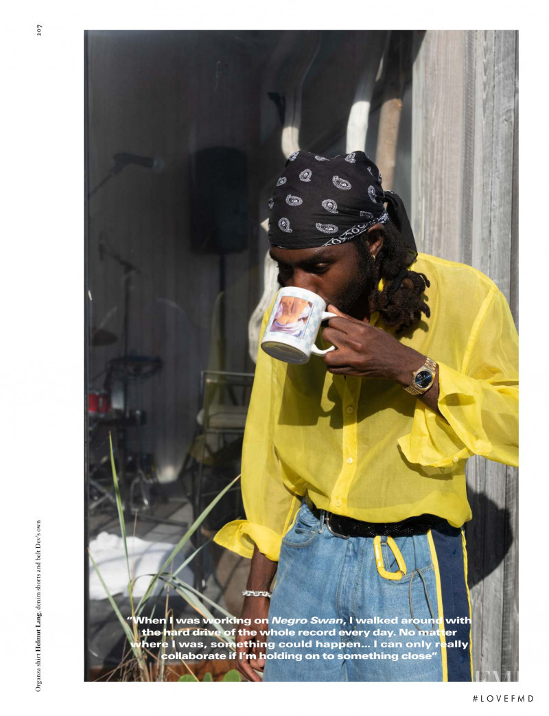 Dev Hynes, October 2018