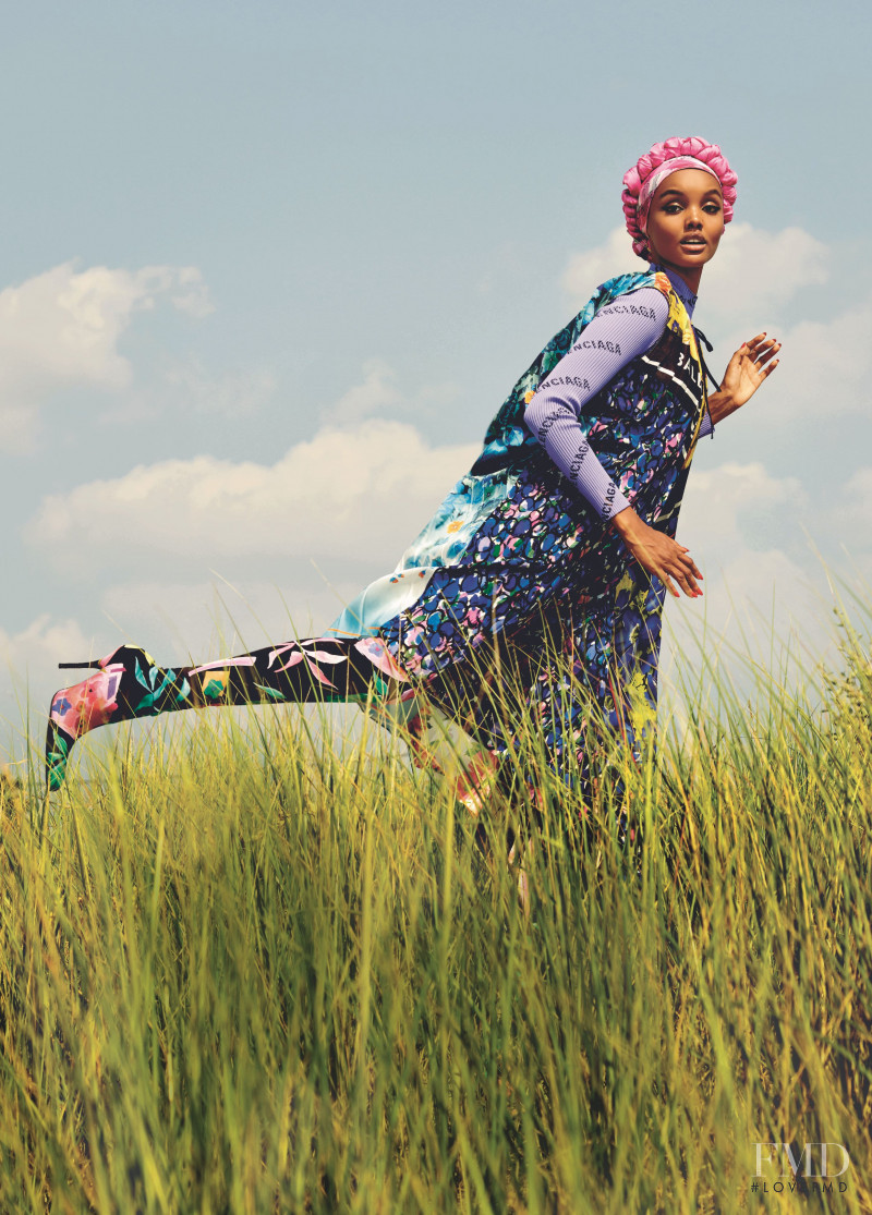 Halima Aden featured in Elle Wonder Women Starring Halima Aden, November 2018