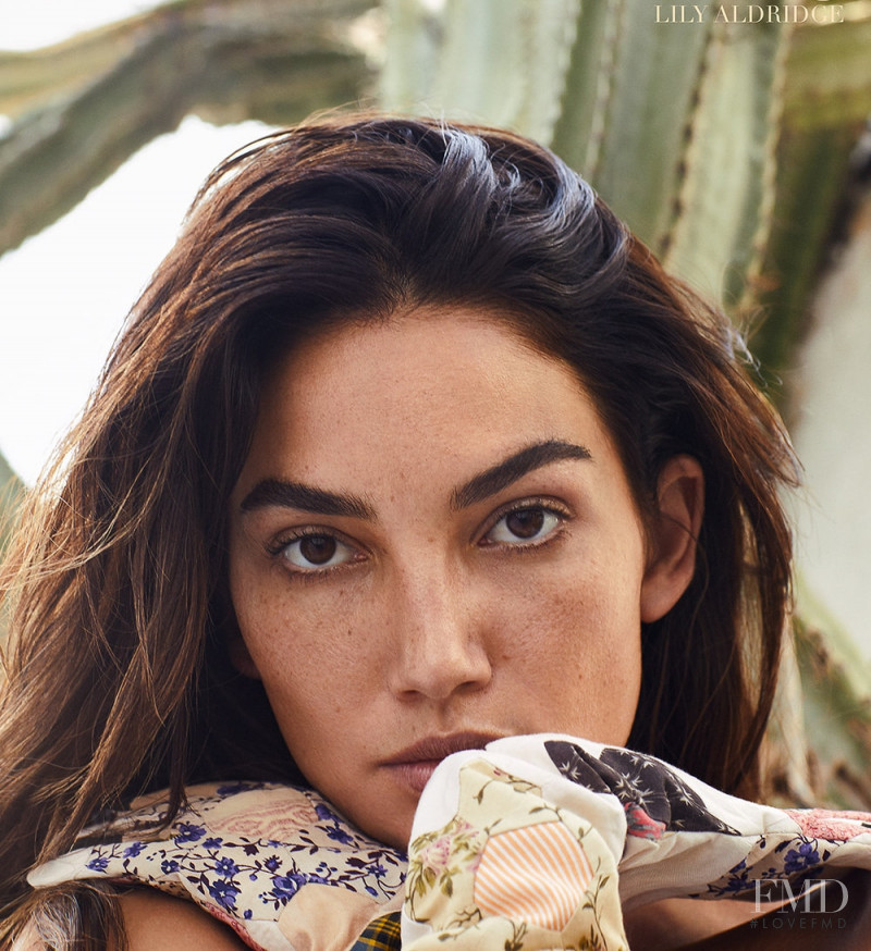 Lily Aldridge featured in A Postcard from Hydra, October 2018