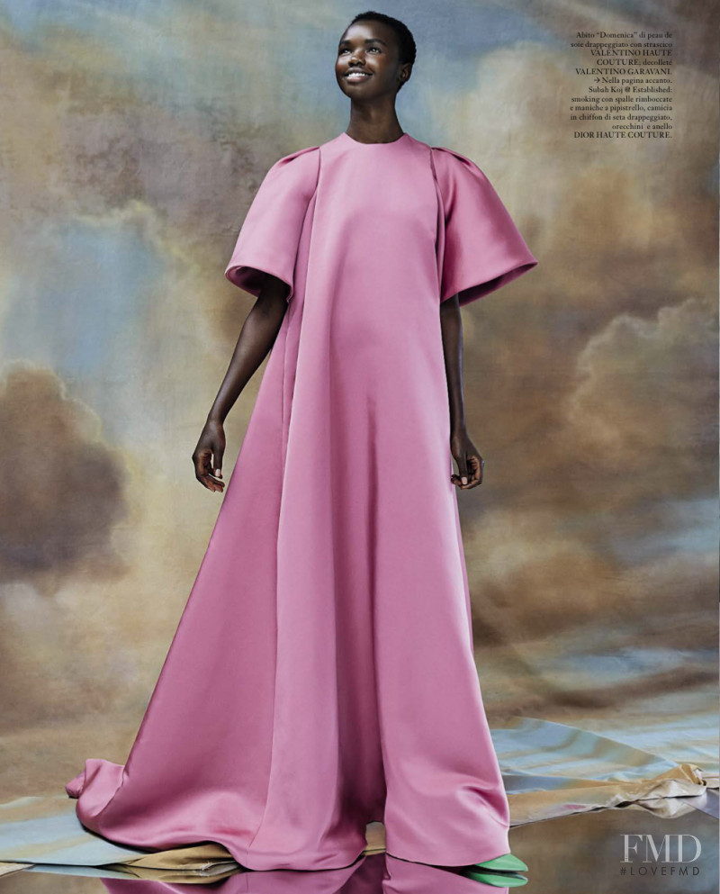 Akiima Ajak featured in Mindbending Couture, September 2018