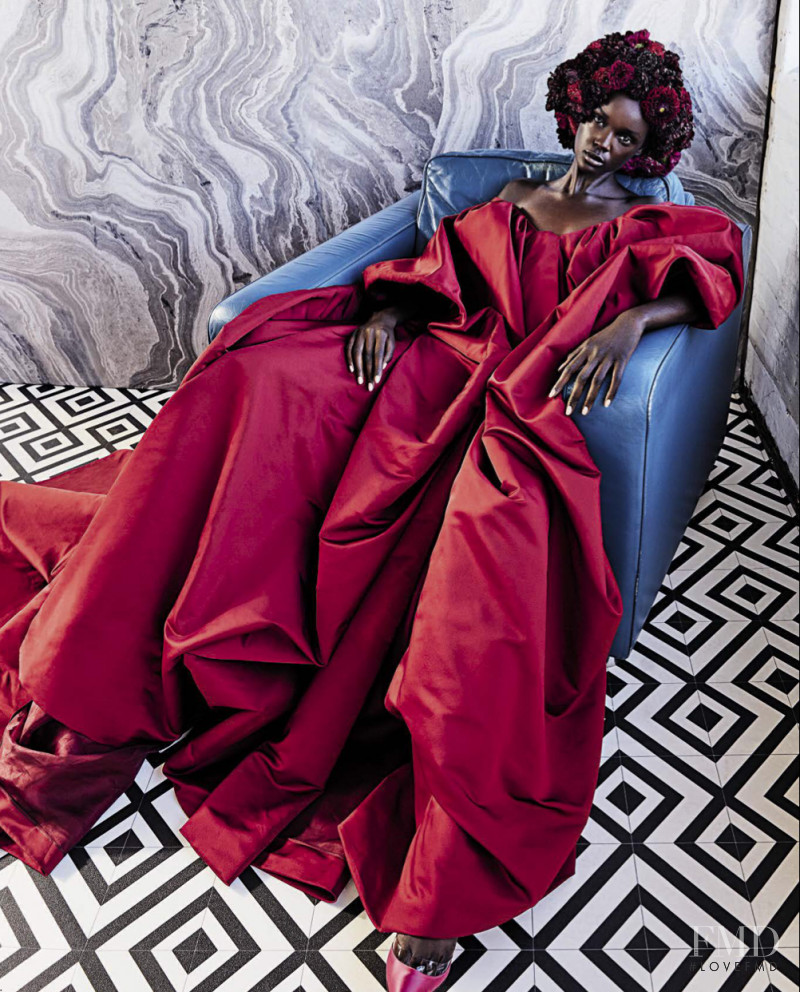 Duckie Thot featured in Mindbending Couture, September 2018