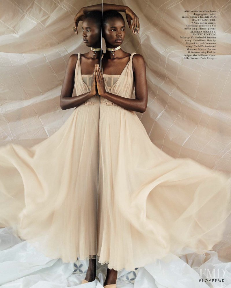 Akiima Ajak featured in Mindbending Couture, September 2018