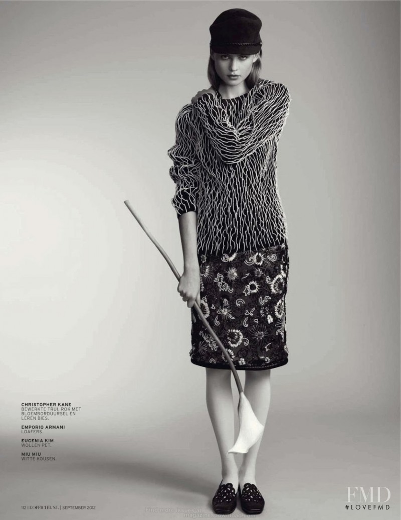 Behati Prinsloo featured in Print Power, September 2012