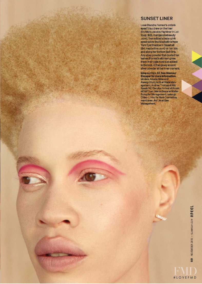 Diandra Forrest featured in Beauty, Now and Next, November 2018
