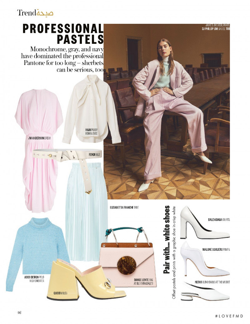 Vera Van Erp featured in The Workwear Edit, October 2018