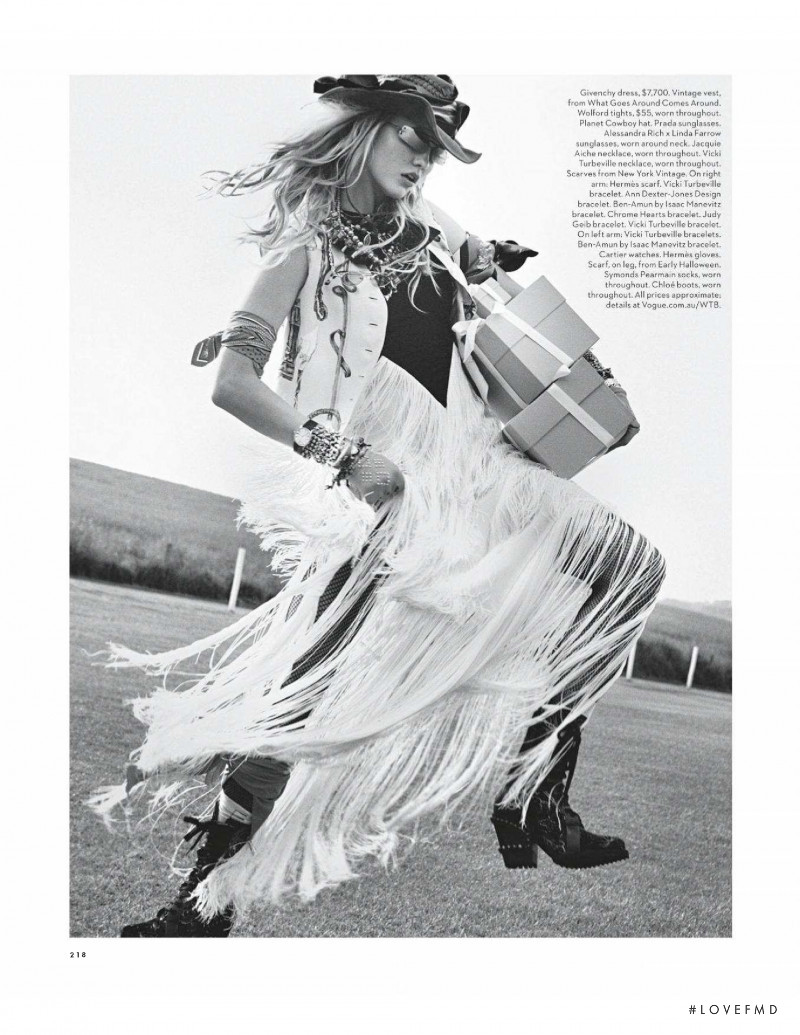 Karlie Kloss featured in Go West, October 2018