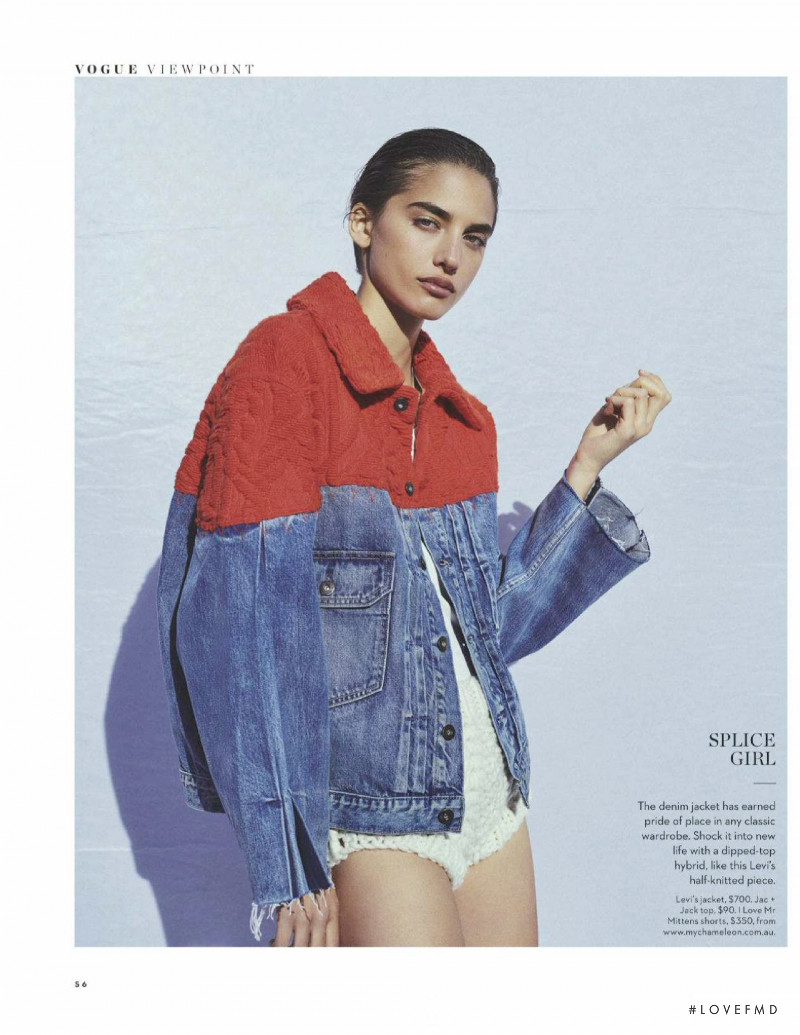 Milagros Pineiro featured in Vogue View Point - Kinds Of Blue, November 2018