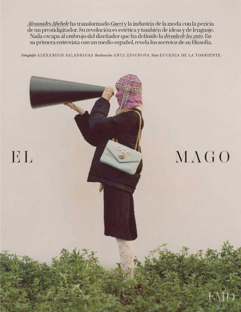 Julia Hafstrom featured in El Mago De La Moda, September 2018