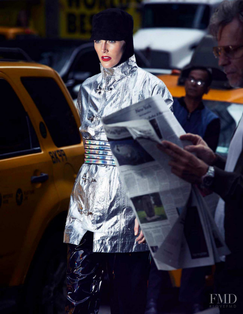 Hilary Rhoda featured in New York, New York, November 2018