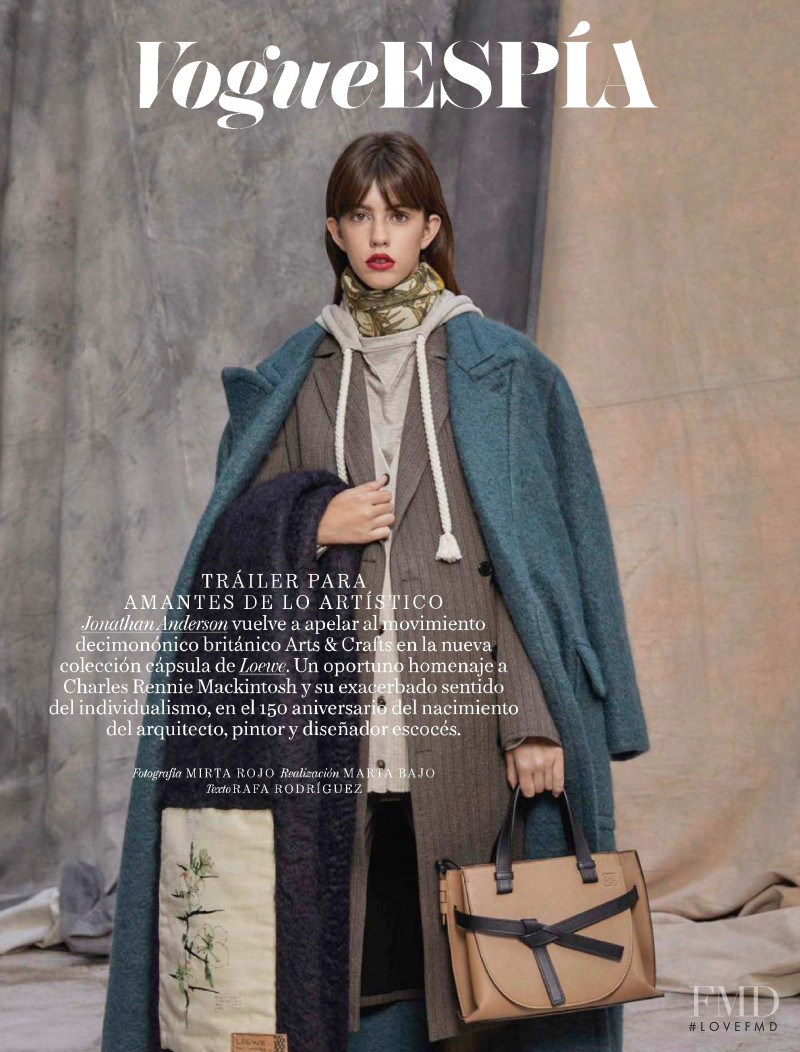 Mayka Merino featured in Vogue Espia, November 2018