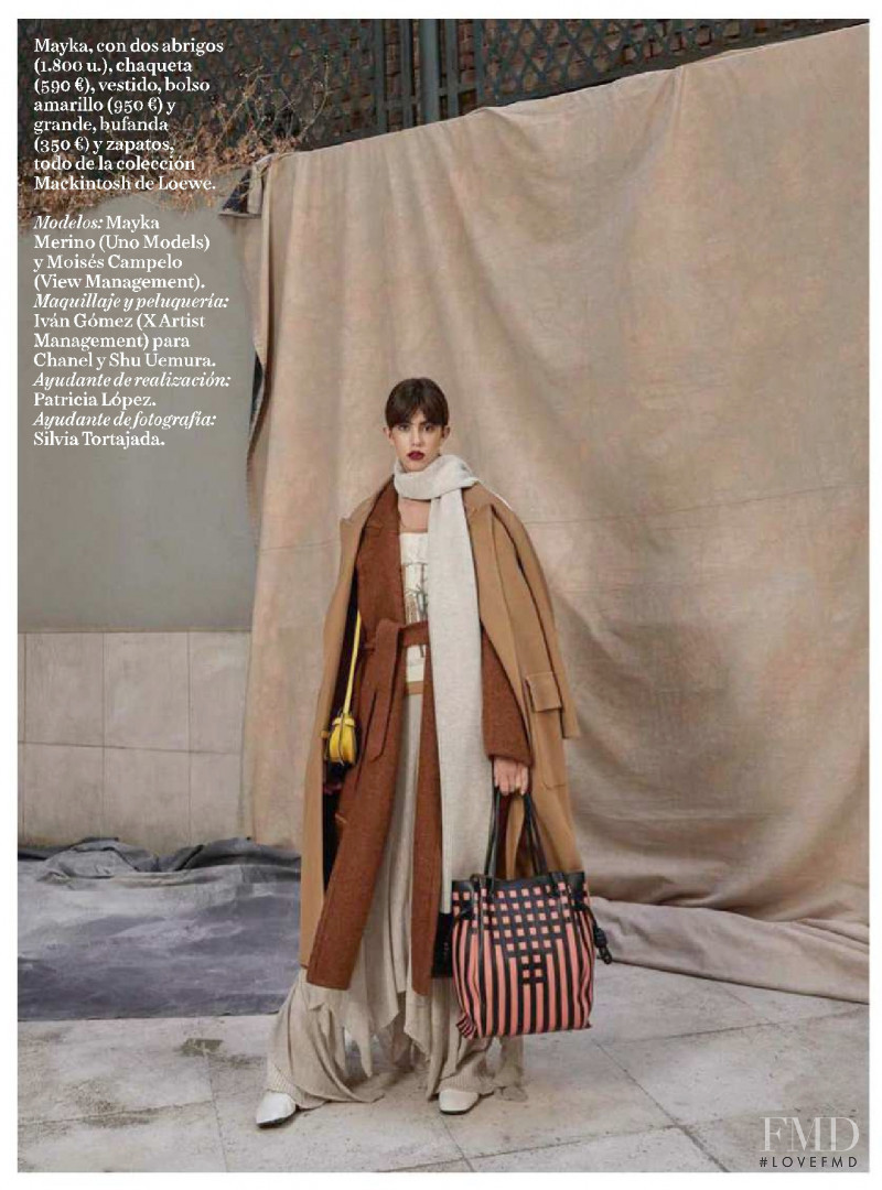 Mayka Merino featured in Vogue Espia, November 2018