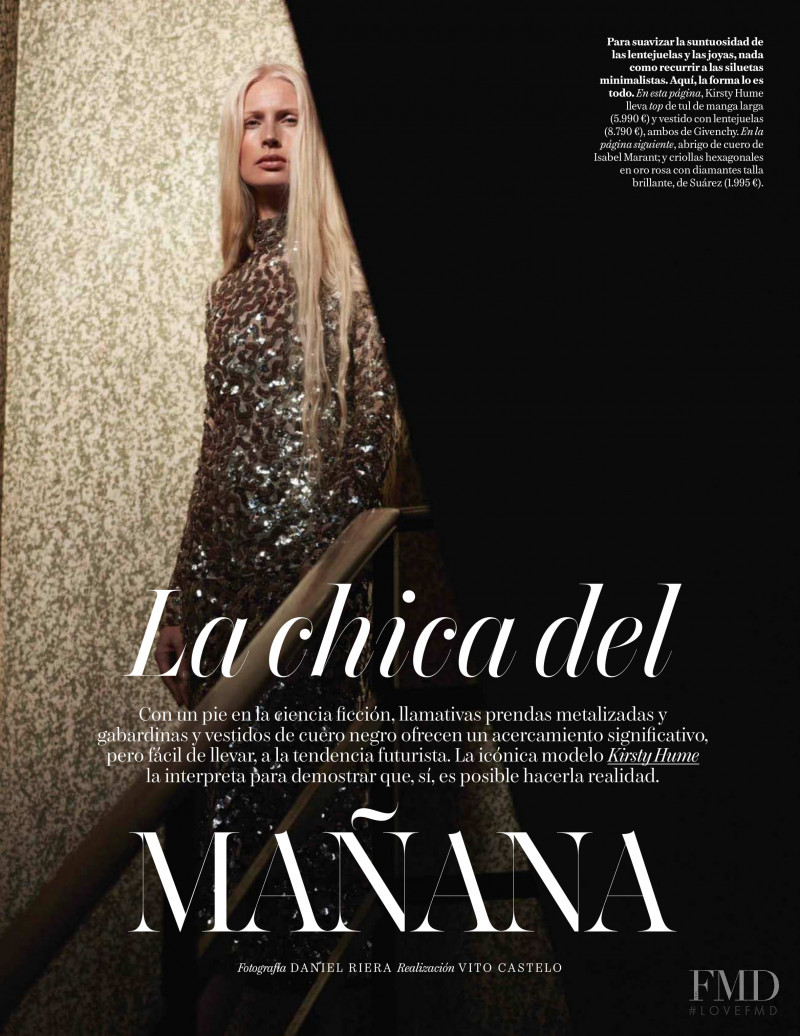 Kirsty Hume featured in La Chica del Mañana, November 2018