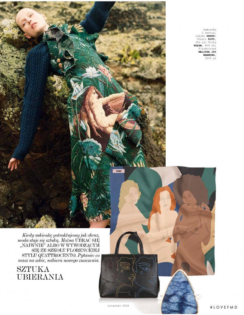 Julita Formella featured in En Vogue, September 2018