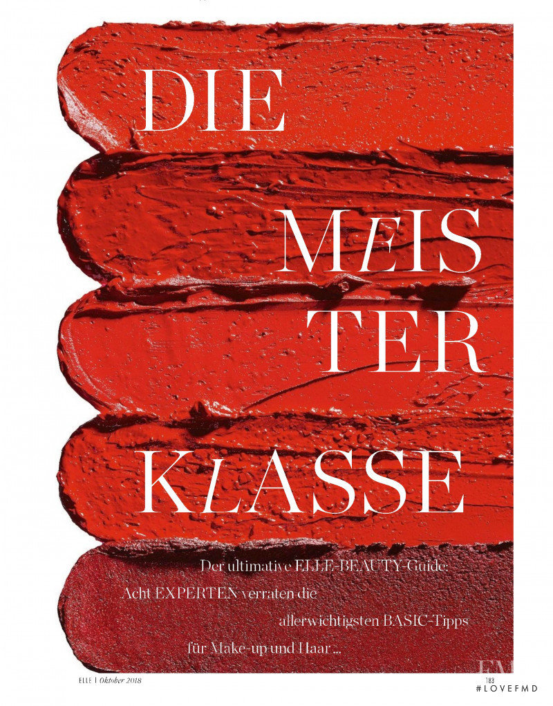 Die Meisterklasse, October 2018