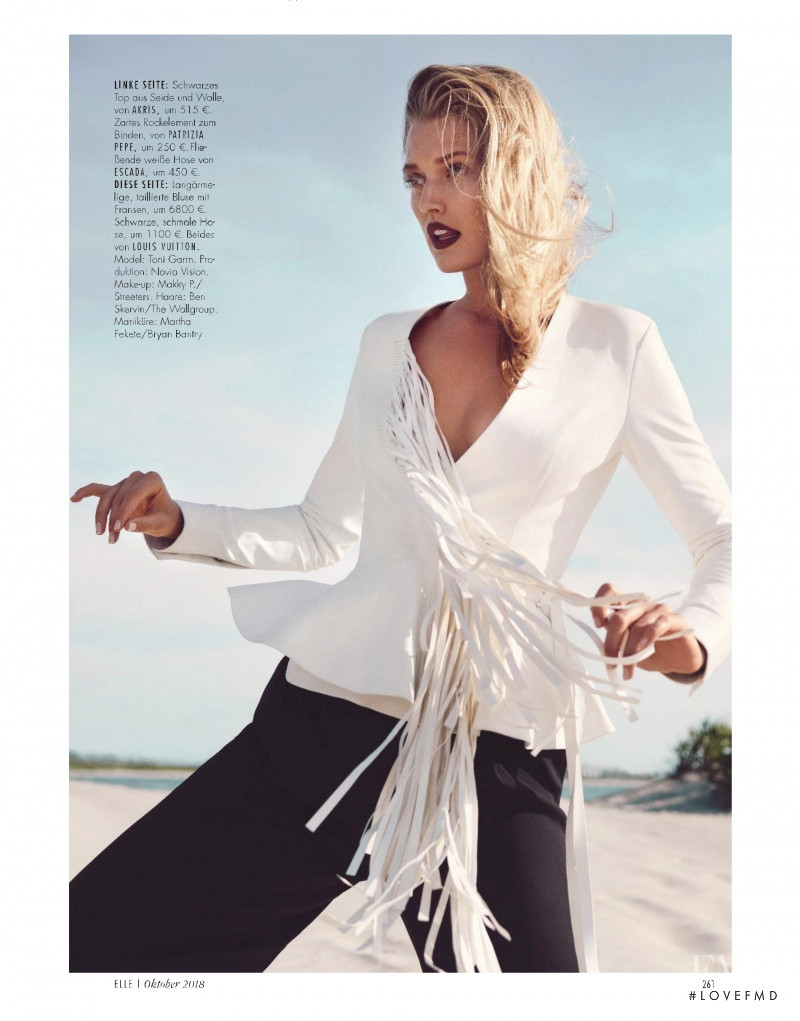 Toni Garrn featured in Black , October 2018