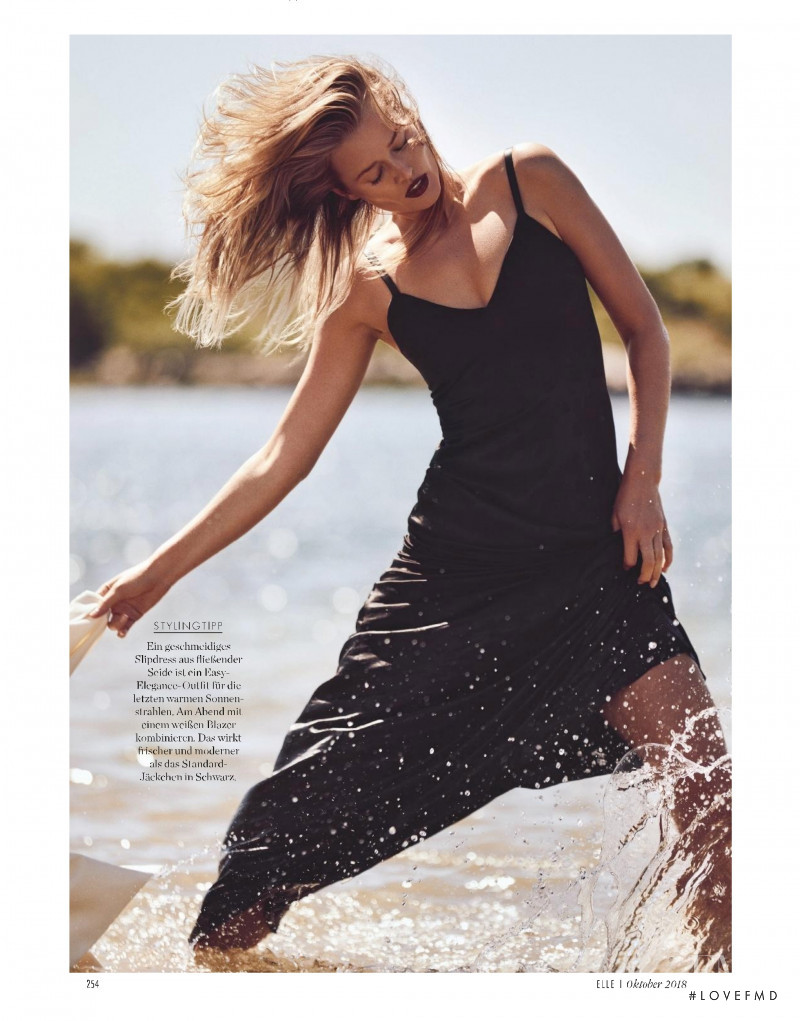 Toni Garrn featured in Black , October 2018