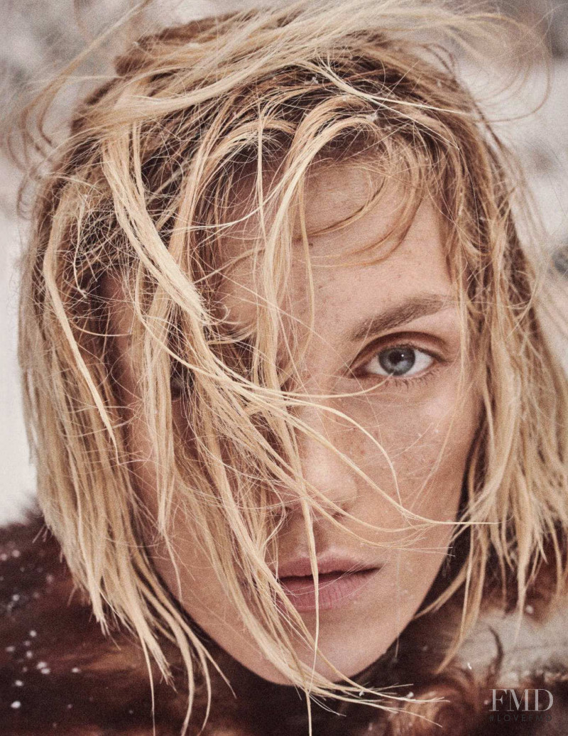 Anja Rubik featured in Code : Cool, December 2018