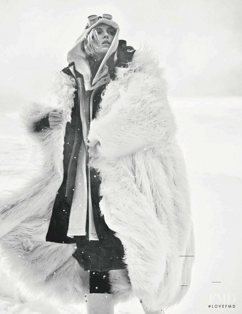 Anja Rubik featured in Code : Cool, December 2018