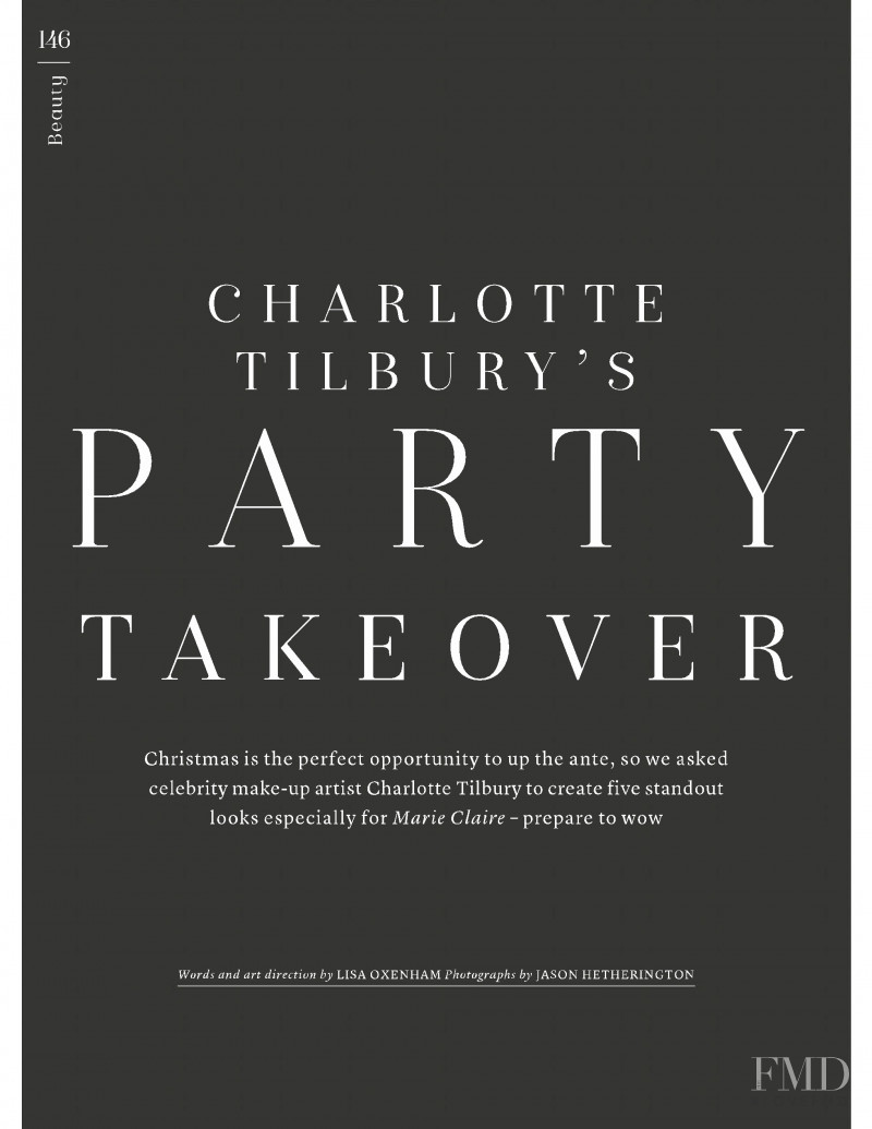 Charlotte Tilbury\'s Party Takeover, December 2018