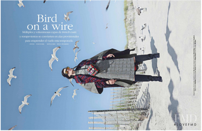 Liene Podina featured in Bird on a Wire, November 2018