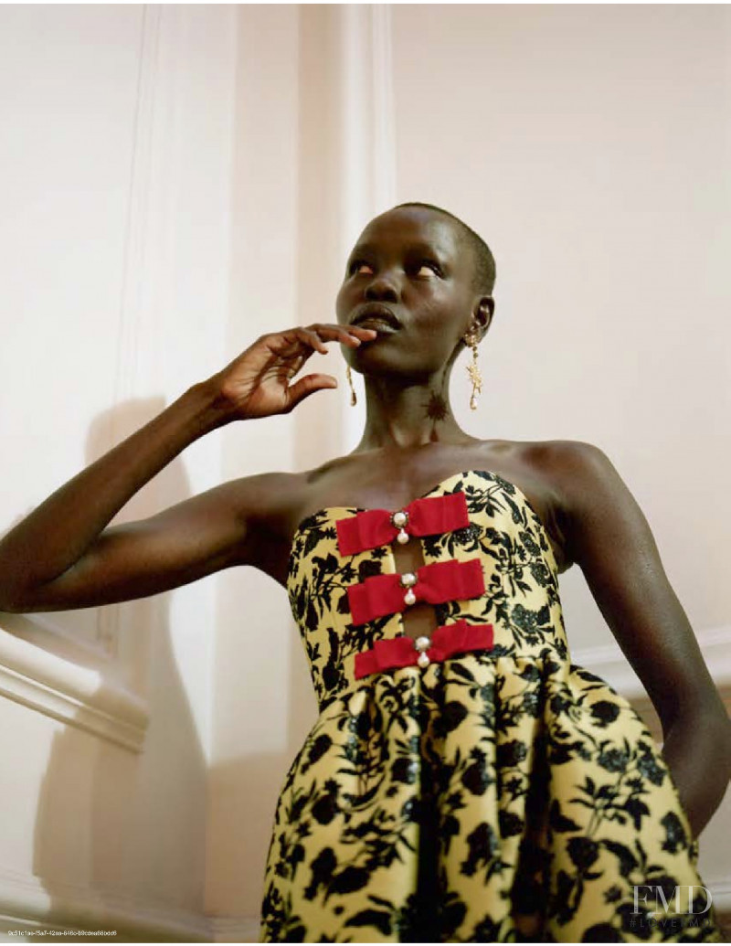 Grace Bol featured in Noblesse Oblige, April 2018