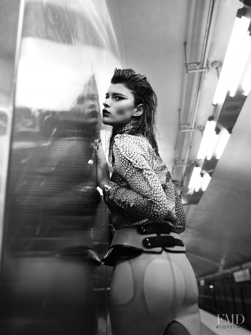 Crystal Renn featured in New York In The Grit, September 2012