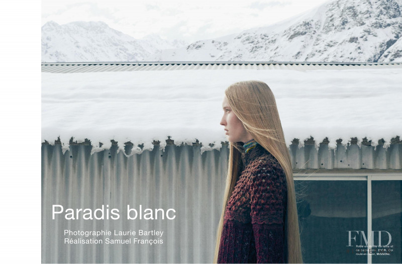 Kateryna Zub featured in Paradis Blanc, November 2018