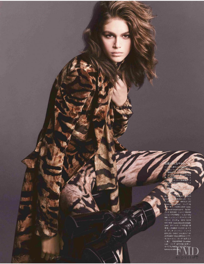 Kaia Gerber featured in Keen On Kaia, December 2018