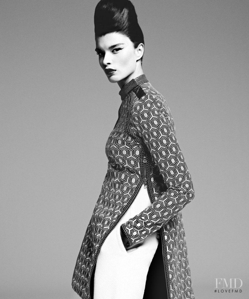 Crystal Renn featured in Legends Of The Fall, September 2012