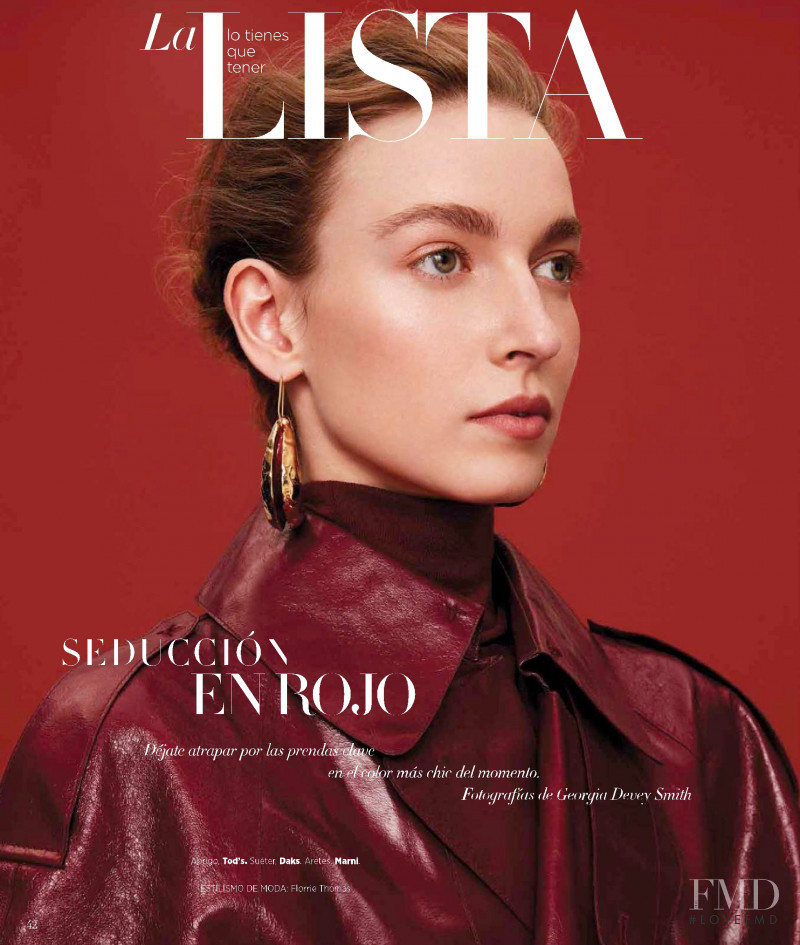 Esme Ham featured in La Lista: Seduccion en Rojo, October 2018